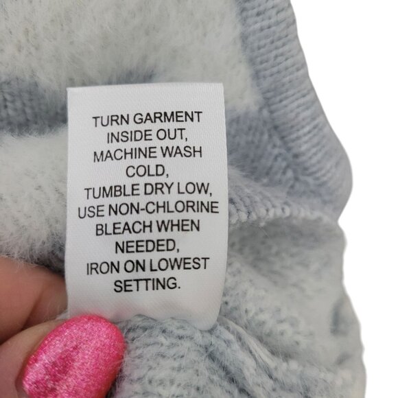 L.A. Hearts by Pac Sun Cloud Print Crop Top Womens Size XS Light Blue Whimsical - Picture 6 of 6